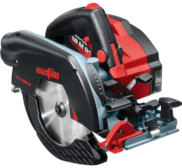 Mafell Batterihandcirkelsåg K 55 18M bl PURE i T-MAX-låda