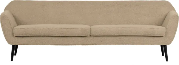 Rocco, Loungesoffa, sandfärg, H75x230x82 cm