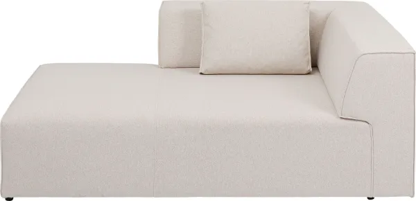 KARE DESIGN Infinity Ottomane Elements Cream Left modul - kräm polyester och polypropen