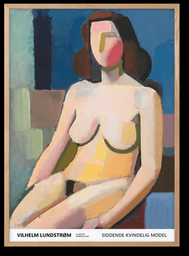 Peléton Sittande Kvinnlig Modell, 1942 70x100 Affisch